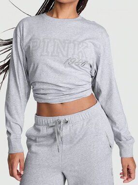 PINK Victoria's Secret Cotton Campus Long-Sleeve - XLarge - NWT
